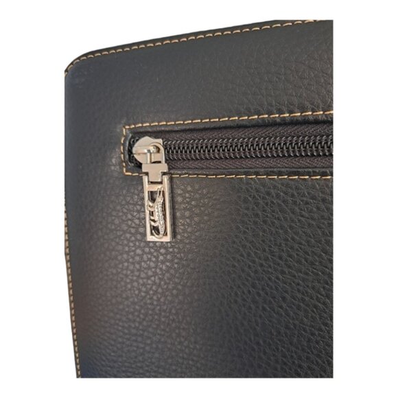 Handbag small leather small travel bag many compartments crocodile hardware - Picture 8 of 14